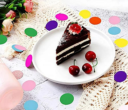 Rainbow Paper Confetti Birthday Party