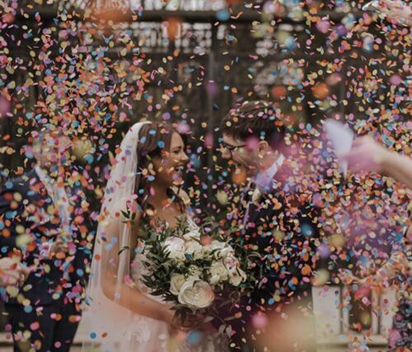 Tissue Paper Heart Confetti Add Romance