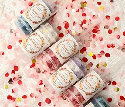 Biodegradable Throwing Dollz Confetti