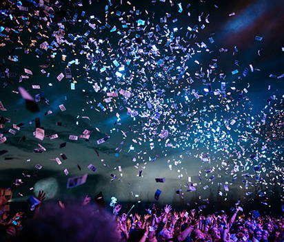 Biodegradable paper dot confetti