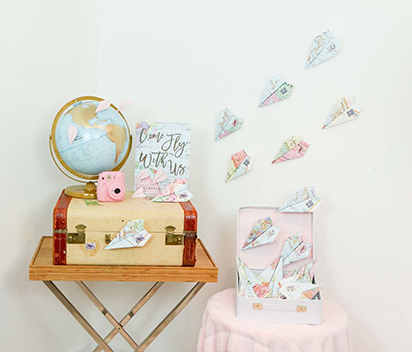 How cool is this paper airplane confetti