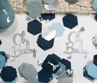 Baby Shower Table Confetti 