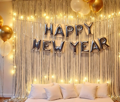 Fix up extra flair around your party with our white paper streamer
