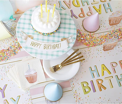 Party-Ready Confetti Paper Placemats