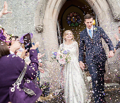 Delicate Flower Confetti for Weddings and Celebrations