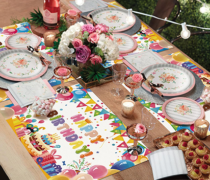 Confetti Paper Placemats for Fun and Festive Table Settings