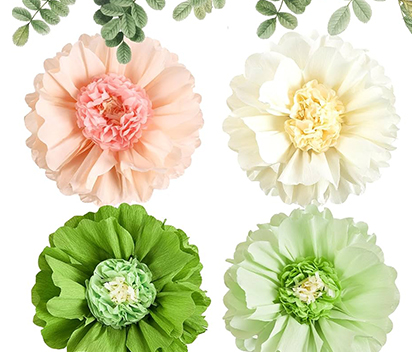 Earth-Toned Beauty: Sage Green Crepe Paper for Natural Crafts