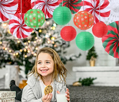 Christmas Confetti Paper Lantern Décor: Safe, Fun, and Eye-Catching
