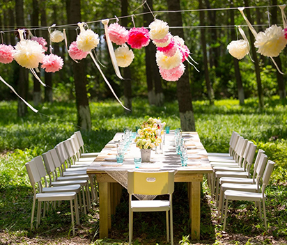 Eco-Friendly Party Decor Ideas Using Crepe Paper Pompoms