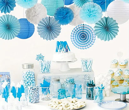 Teal Party Streamers Craft Ideas for Unique Party Themes