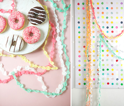 Fun Children's Activities Using Polka Dot Crepe Paper