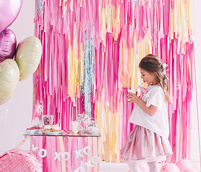 Fun and Affordable Party Decor Ideas with Crepe Paper in Sticks