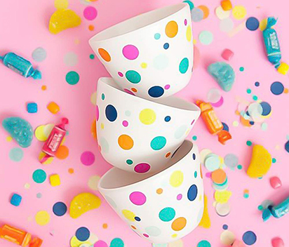 Paper Dot Confetti for Creative Social Media Content