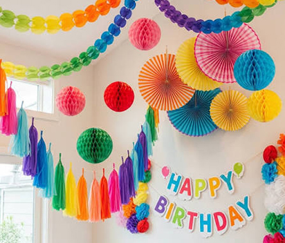 Using Party City Paper Confetti to Add Color to Celebration Spaces