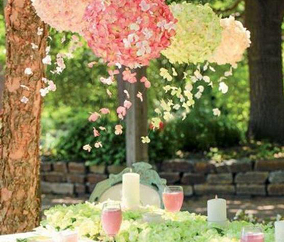 Mint Crepe Paper Ideas for Romantic Wedding Themes